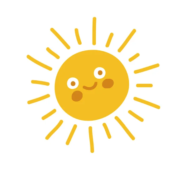 Sun Icon Vector Illustration — Stock Photo, Image