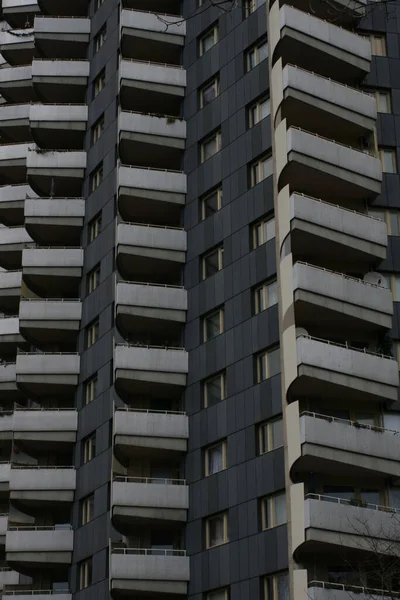 Architektur Außen Gebäude Wolkenkratzer Haus Fenster Fassade Wand — Stockfoto