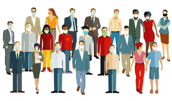 Group People Avatars Vector Illustration — Stock Photo, Image