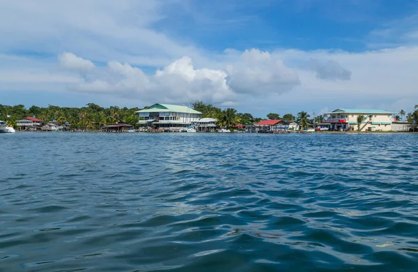 Bocas Del Toro Panama Agosto 2019 Colorati Edifici Caraibici Sull — Foto Stock