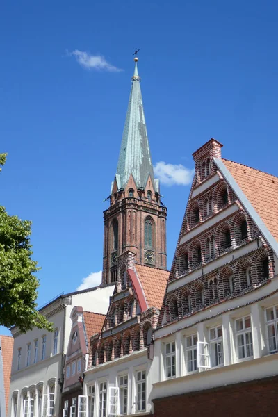 Церковь Николая Старом Городе Гданьск Польша — стоковое фото