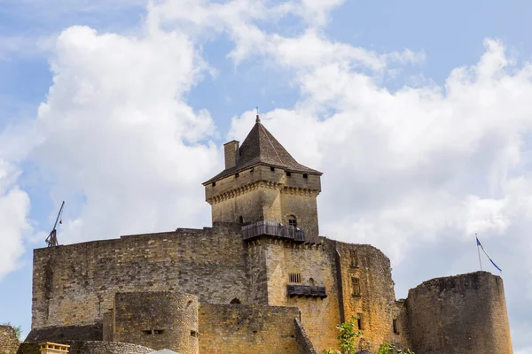 Середньовічний Замок Старому Місті Каркасонн — стокове фото