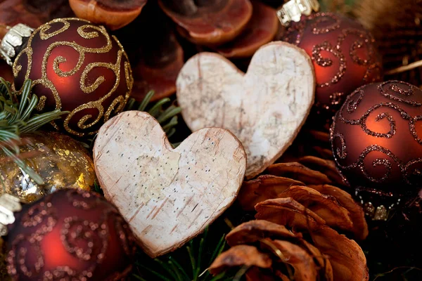 Decoración Navidad Con Decoraciones —  Fotos de Stock