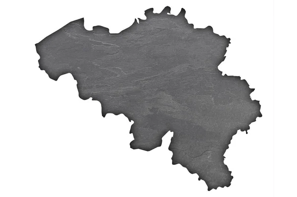 白地に旗を掲げたドイツ地図 — ストック写真