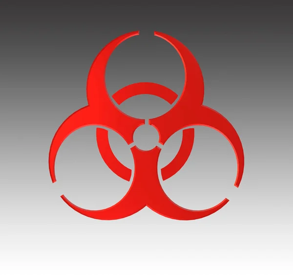 Biohazard Sign Vector Illustration — Stock Photo, Image