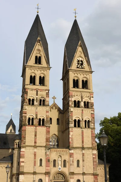 Koblenz Almanya Aziz Castor Bazilikası — Stok fotoğraf