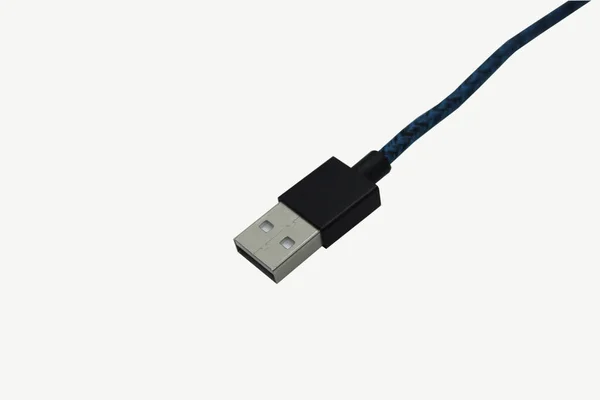 Usb Kábel Fehér Háttér — Stock Fotó