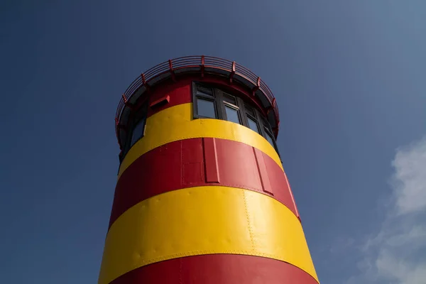 Colorful Lighthouse Pilsum — Stock Photo, Image