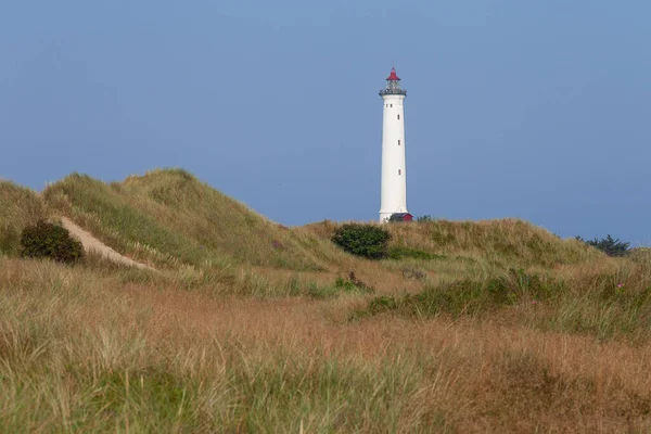 Leuchtturm Der Küste Der Insel Helgoland — Stockfoto