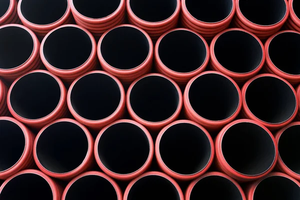 Stack Metal Pipes Background — Stock Photo, Image