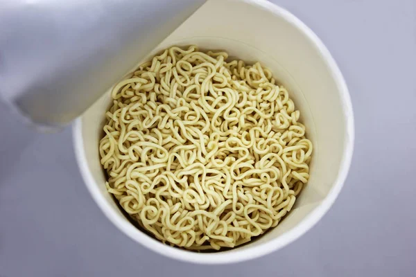 Στιγμιαία Noodles Ένα Μπολ — Φωτογραφία Αρχείου