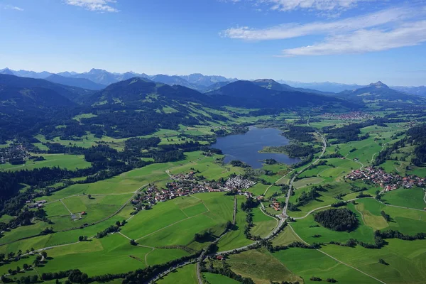 Vista Panoramica Bellissimo Paesaggio Alpino — Foto Stock