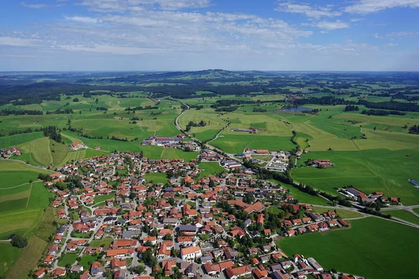 Aerial View City Old Town Region State Netherlands — Stock Photo, Image