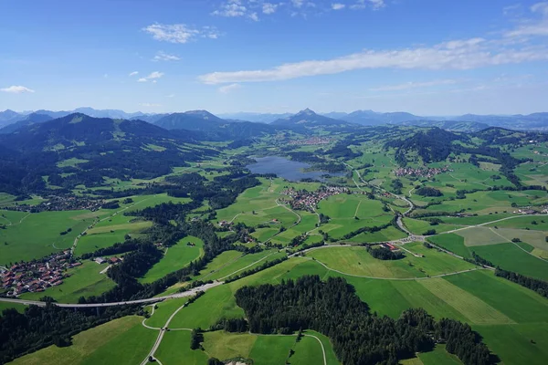 Vista Panoramica Bellissimo Paesaggio Alpino — Foto Stock