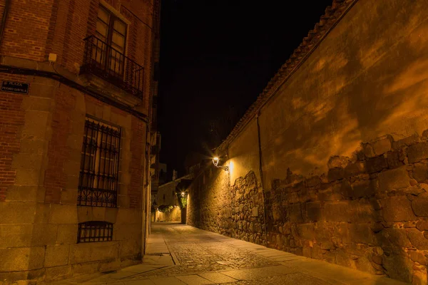 Νυχτερινή Θέα Της Πόλης Της Παλιάς Πόλης — Φωτογραφία Αρχείου