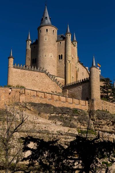 Château Médiéval Dans Vieille Ville Carcassonne France — Photo