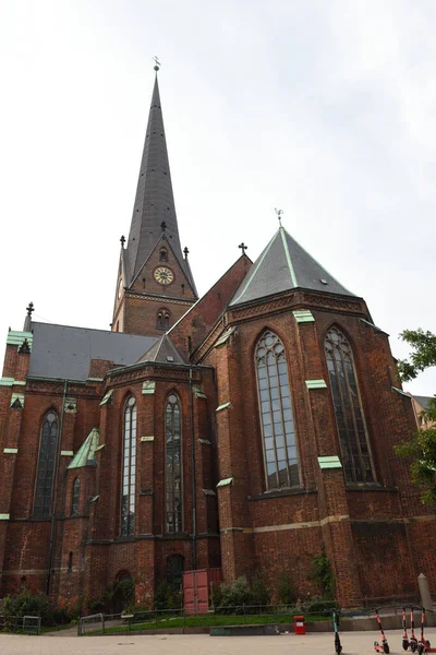 James Kyrka Tyska Hauptkirche Jacobi Fem Viktigaste Kyrkorna Hauptkirchen Hamburg — Stockfoto