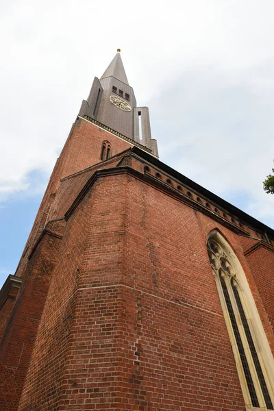 Igreja James Alemão Hauptkirche Jacobi Uma Das Cinco Igrejas Principais — Fotografia de Stock