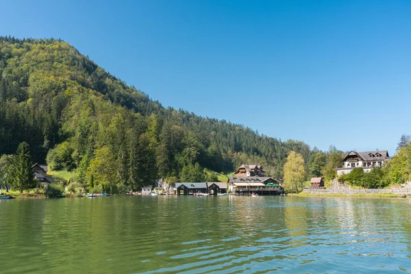 Lunzer See Ybbstal Alpen Uitzicht Het Idyllische Meer Neder Oostenrijk — Stockfoto