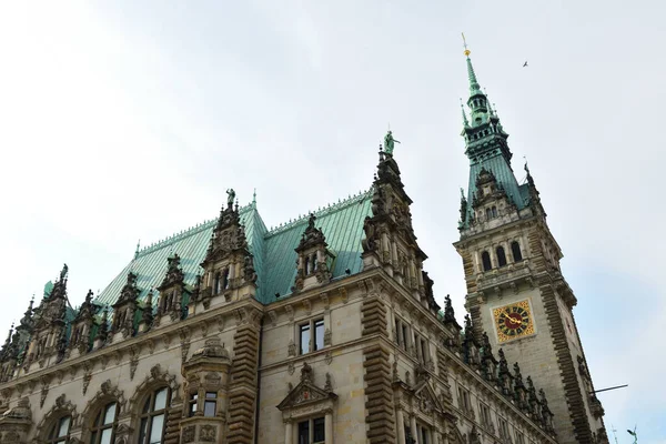 Hamburg City Hall Seat Local Government Free Hanseatic City Hamburg — Stock Photo, Image