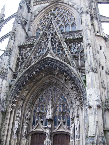 Paris Fransa Nın Ünlü Katedrali — Stok fotoğraf