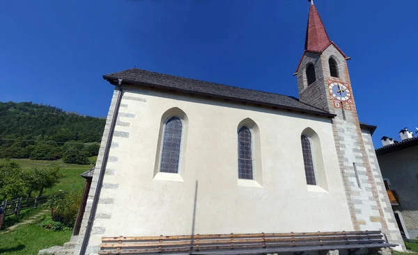 Szentháromság Templom Vellauban Algund Dél Tirol Olaszország — Stock Fotó