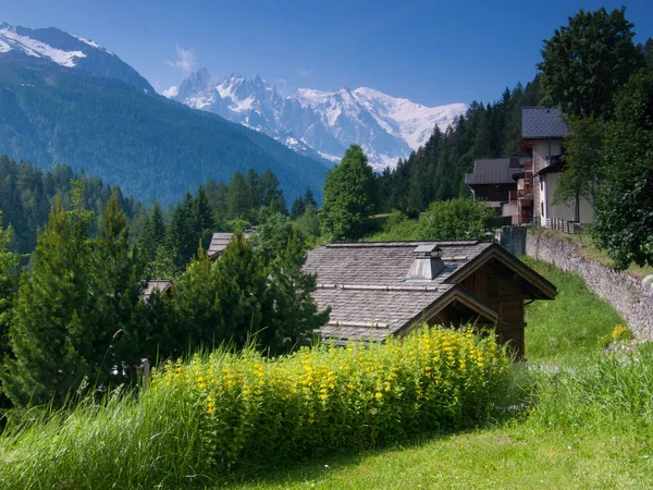 Vista Panoramica Bellissimo Paesaggio Alpino — Foto Stock