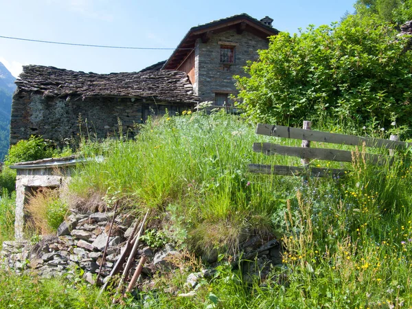 Old Wooden House Mountains — Stock Photo, Image