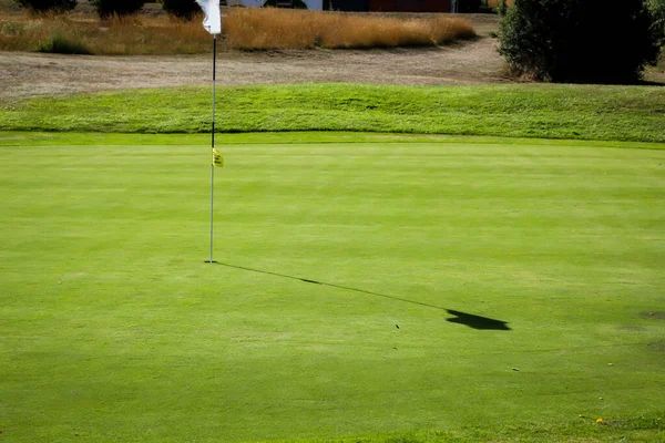 Impressioni Dal Campo Golf Golf Sport Della Concentrazione Della Tecnica — Foto Stock