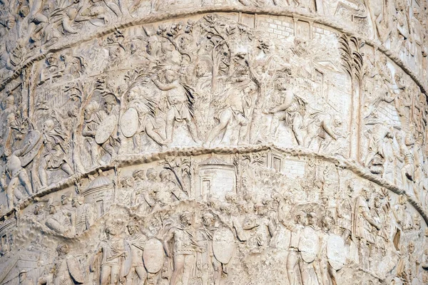 Coluna Trajano Uma Coluna Triunfal Romana Roma Itália Que Comemora — Fotografia de Stock