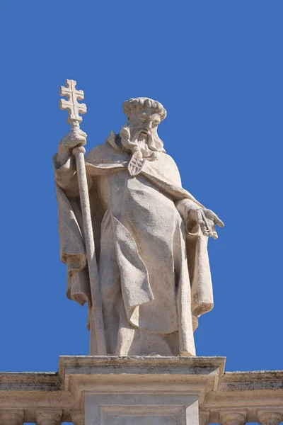 Szent Péter Nolasco Szent Péter Bazilika Oszlopsorának Töredéke Szent Péter — Stock Fotó