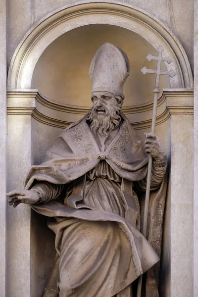 Saint Claude Guglielmo Antonio Grandjacquet Fasadzie Kościoła Santi Claudio Andrea — Zdjęcie stockowe