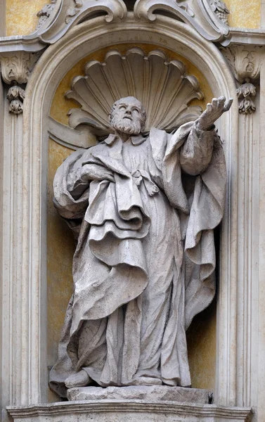 São Camilo Lellis Fachada Igreja Santa Maria Madalena Roma Itália — Fotografia de Stock