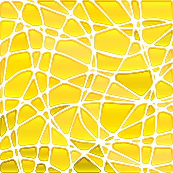 Абстрактний Вектор Вітраж Мозаїка Фон Жовтий Коричневий — стокове фото