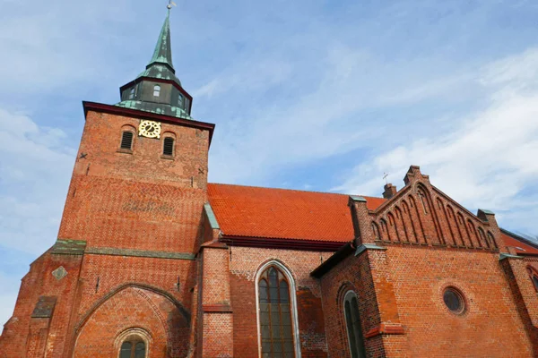 Kerk Van Oude Stad Van Gdansk Polen — Stockfoto