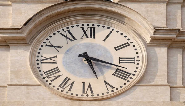 Clock Bell Tower Palazzo Montecitorio Seat Italian Chamber Deputies Rome — Stock Photo, Image