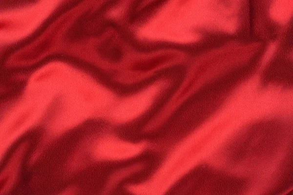 Kırmızı Ipek Kumaş Dokusu Arkaplanı — Stok fotoğraf