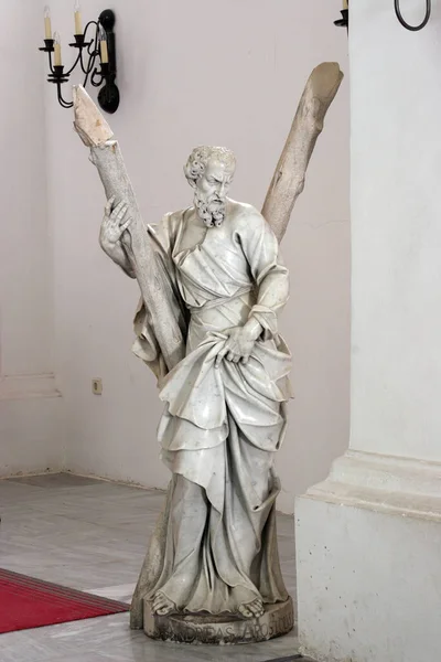 Statue Holy Trinity City Rome — Stock Photo, Image