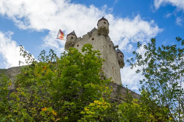 Malowniczy Widok Majestatycznej Średniowiecznej Architektury Zamku — Zdjęcie stockowe