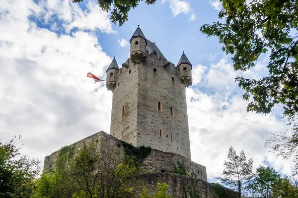 Vista Panorâmica Majestosa Arquitetura Medieval Castelo — Fotografia de Stock