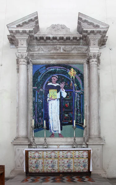 Kutsanmış Agostino Gasotti Sunağı Dominik Kilisesi Dubrovnik — Stok fotoğraf