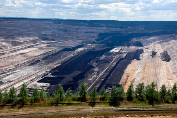 Inden Opencast Lignite Mine Rhenish Lignite Mining Area North Rhine — Stock fotografie