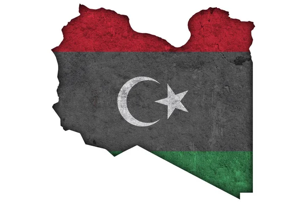 휘어진 콘크리트 리비아 — 스톡 사진