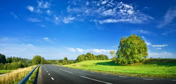 Empty Road Countryside — Stock Photo, Image