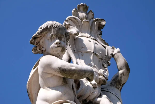 Fontana Dei Putti Piazza Dei Miracoli Con Angeli Pisa — Foto Stock