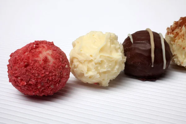 Delicioso Saboroso Bolo Chocolate — Fotografia de Stock