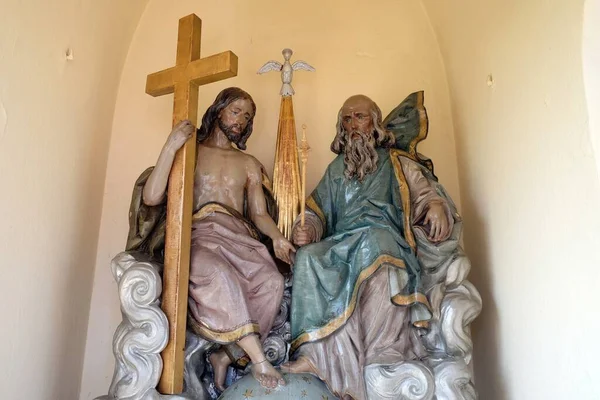 Sainte Trinité Dans Chapelle Village Stitar Croatie — Photo