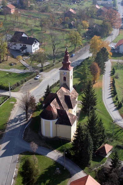 Farní Kostel Saint Francis Xavier Vugrovec Chorvatsko — Stock fotografie