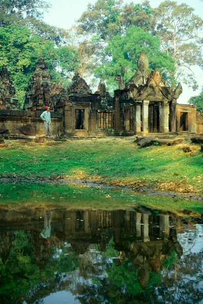 Templul Angkor Wat Din Cambodgia — Fotografie, imagine de stoc