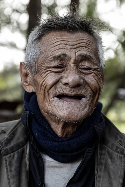 Portret Starszego Mężczyzny Brodą — Zdjęcie stockowe